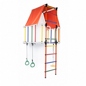 ДСК Индиго Модульный L плюс, белый-оранжевый радуга (Формула здоровья, ИLП_белый-оранжевый радуга)